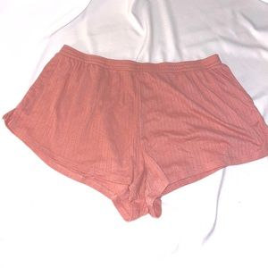 Dusty rose pink sleep shorts XL